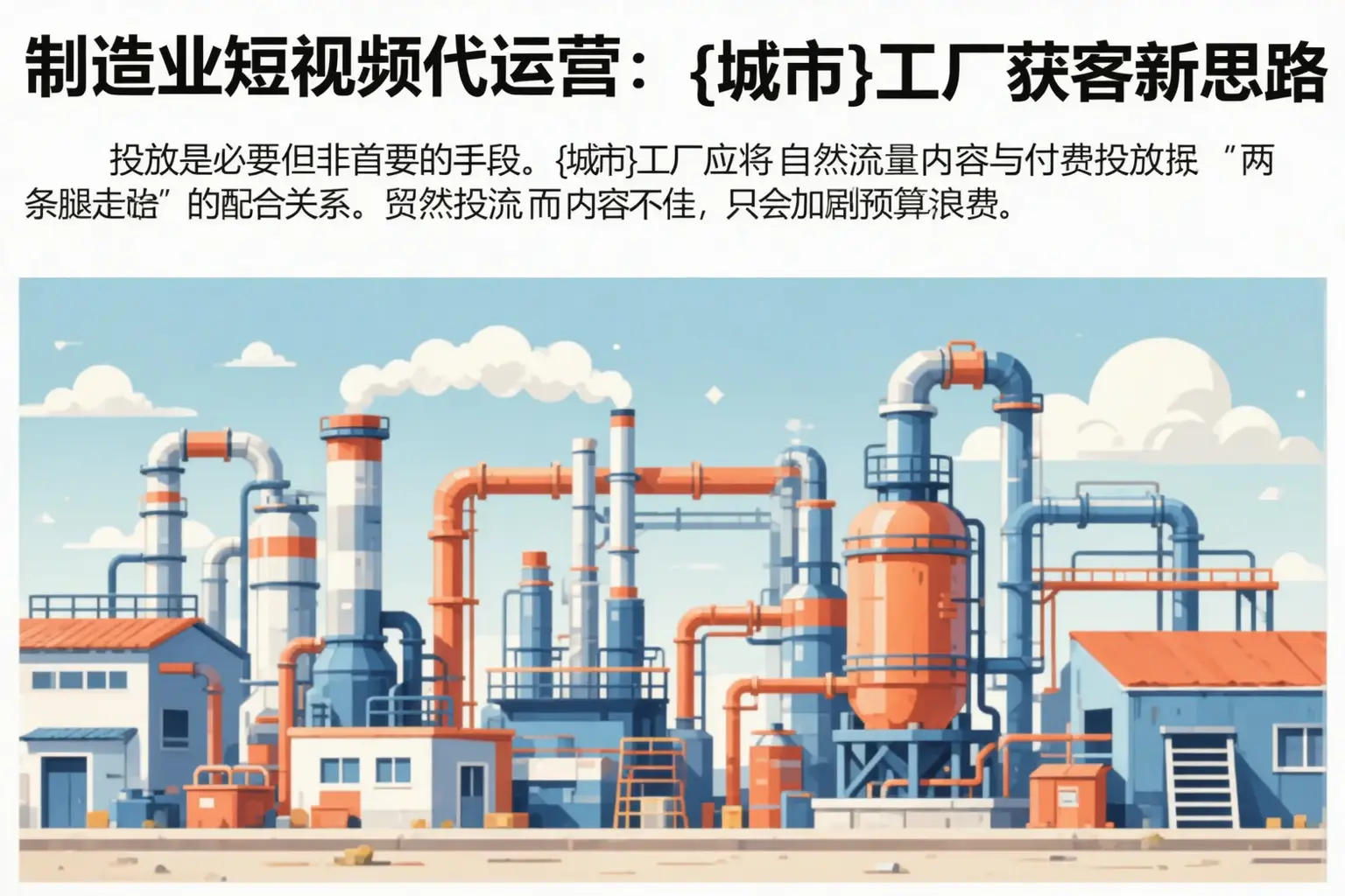 制造业短视频代运营：安溪工厂获客新思路